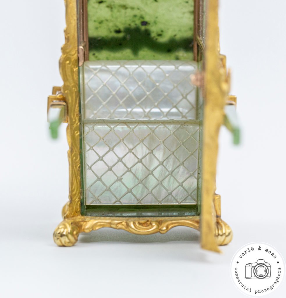 Faberge-Sedan-Chair-Green-mother-of-pearl