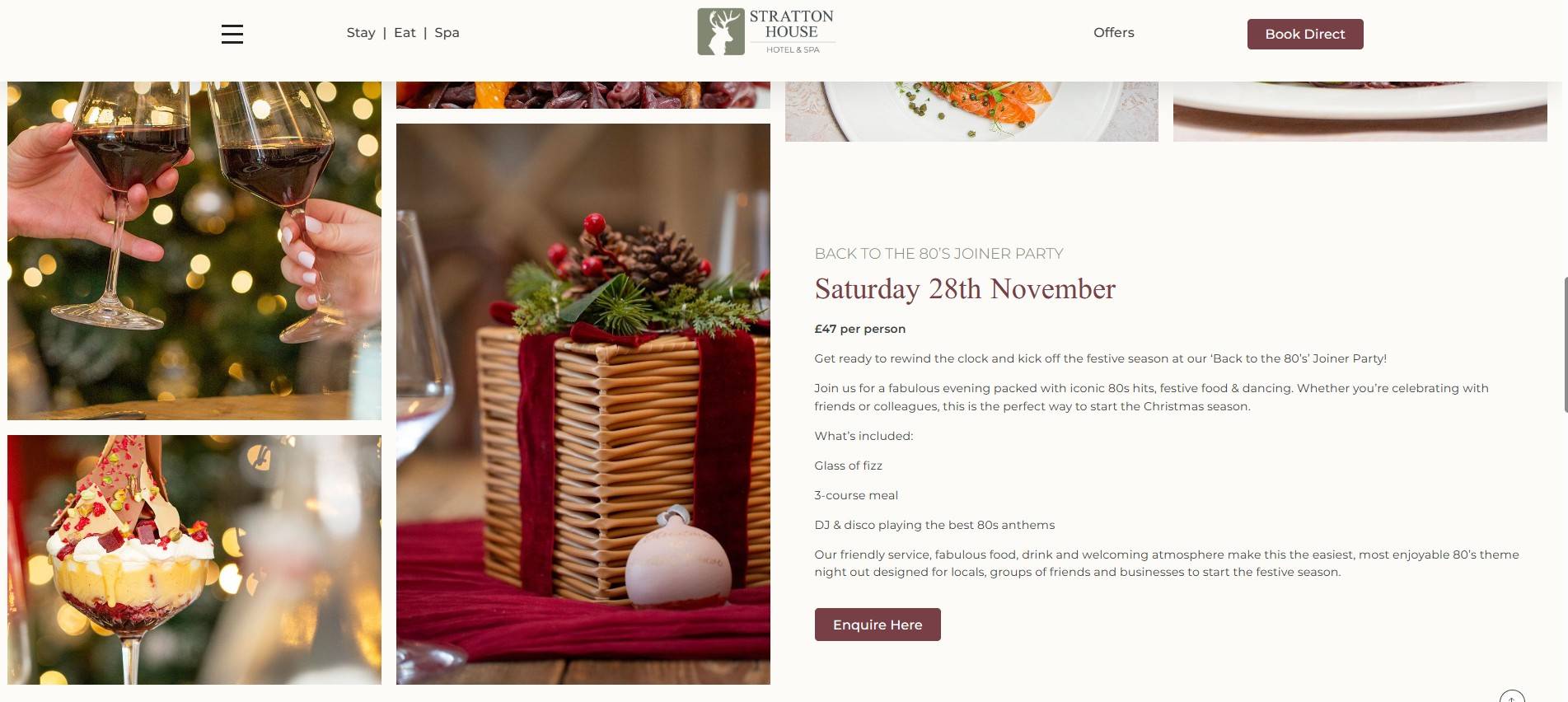 Hotel Christmas interiors photography