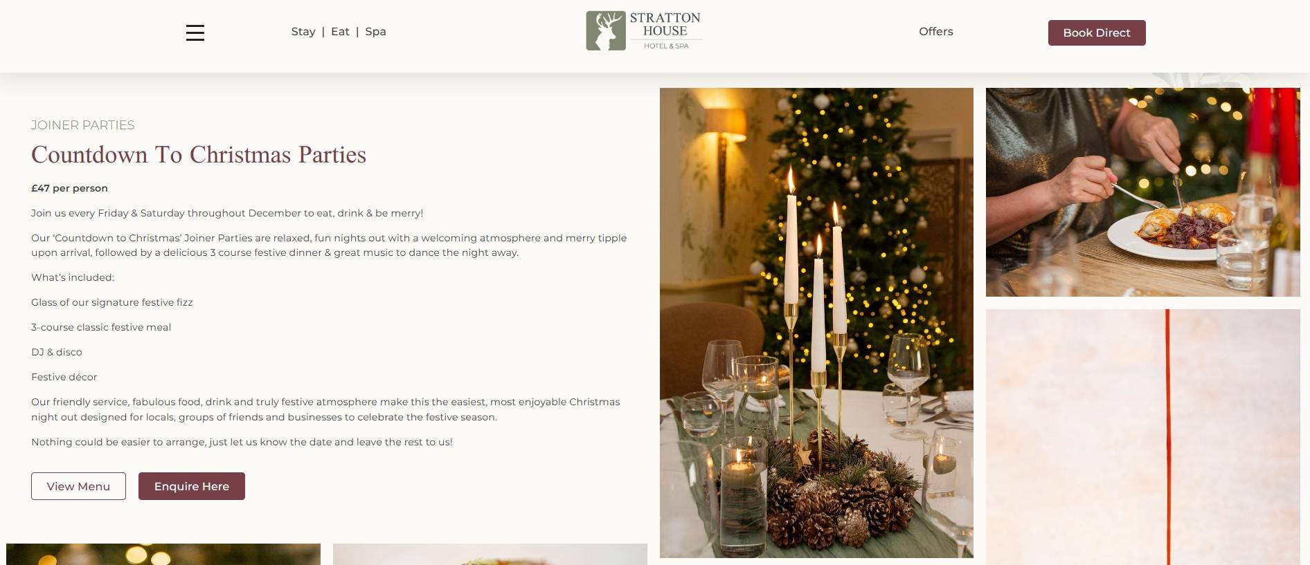Hotel Christmas interiors photography