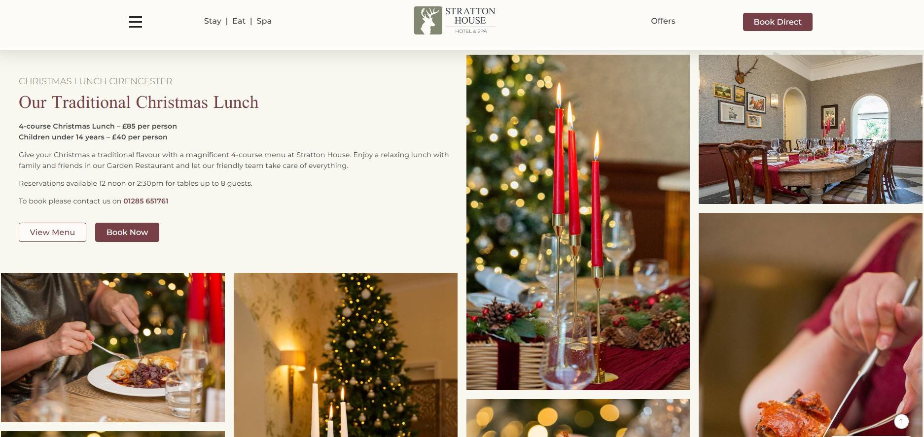 Hotel Christmas interiors photography