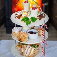 Christmas afternoon tea imagery