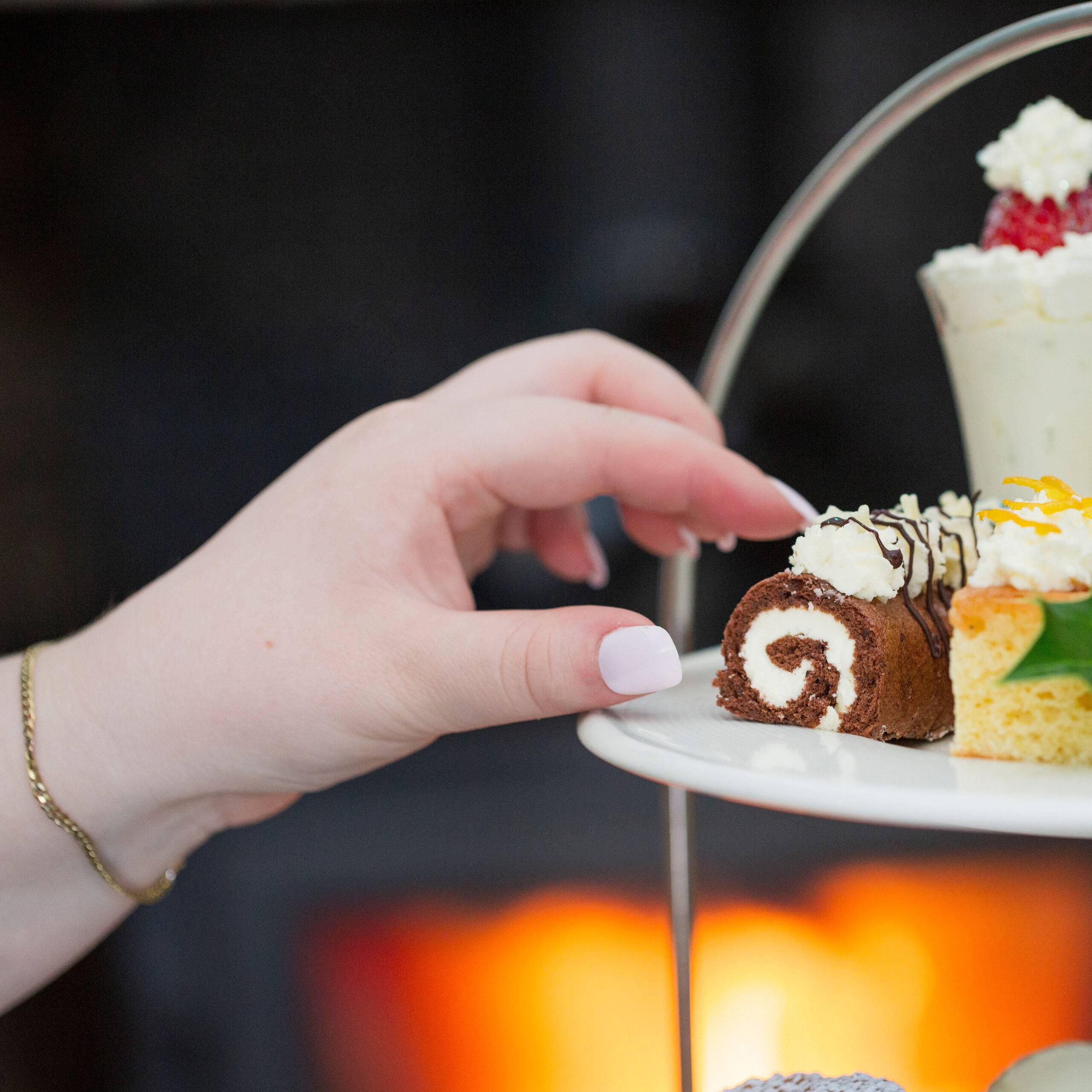 Christmas afternoon tea imagery