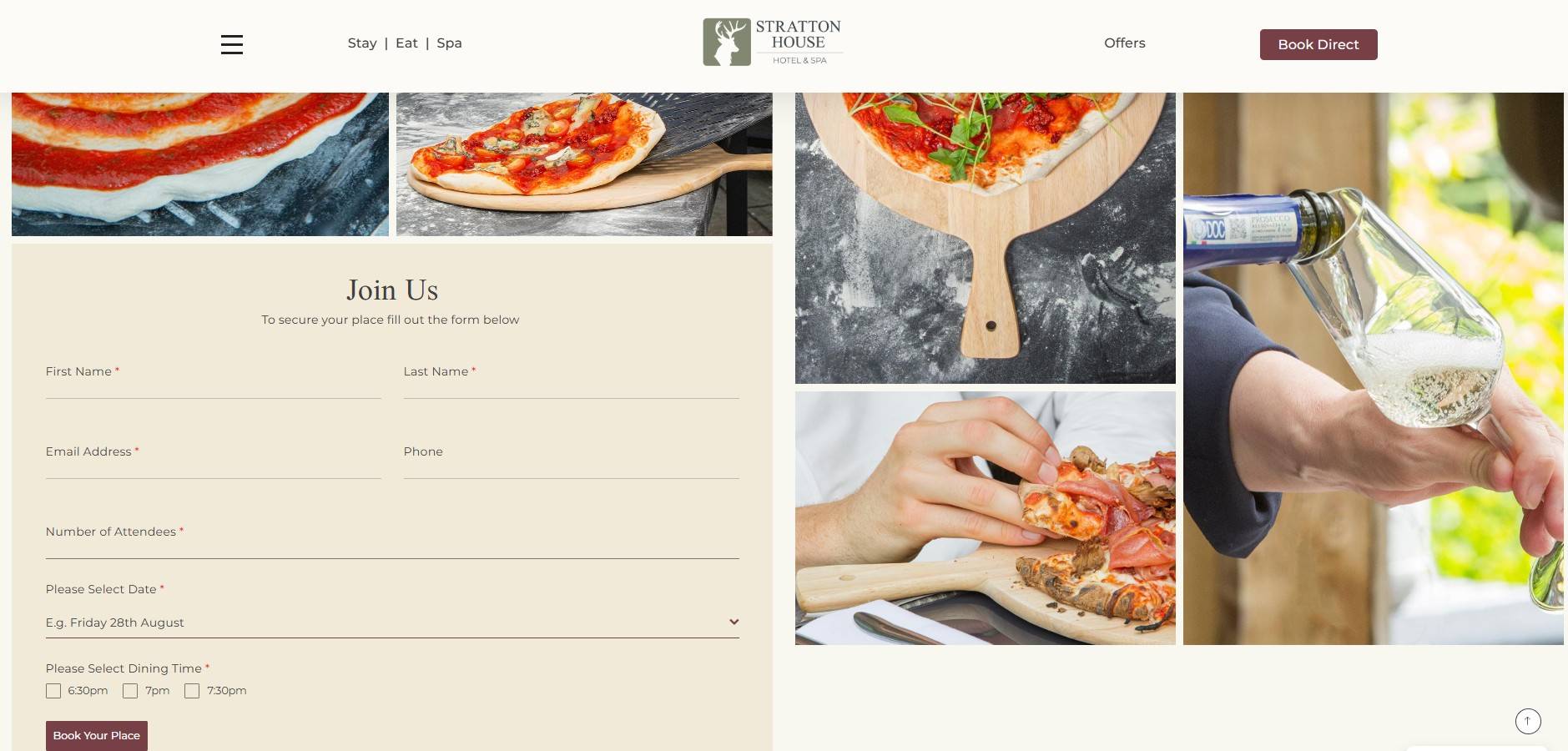 Cirencester food photographer Nikki Kirk for Stratton House Hotel